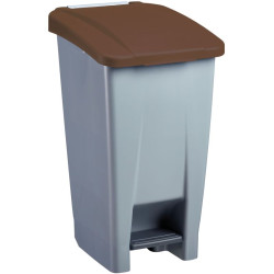 Poubelle restauration collective en matière recyclée Mobily Green