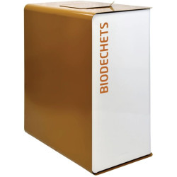 Poubelle de tri sélectif Biodéchets avec bac intérieur - Cubatri