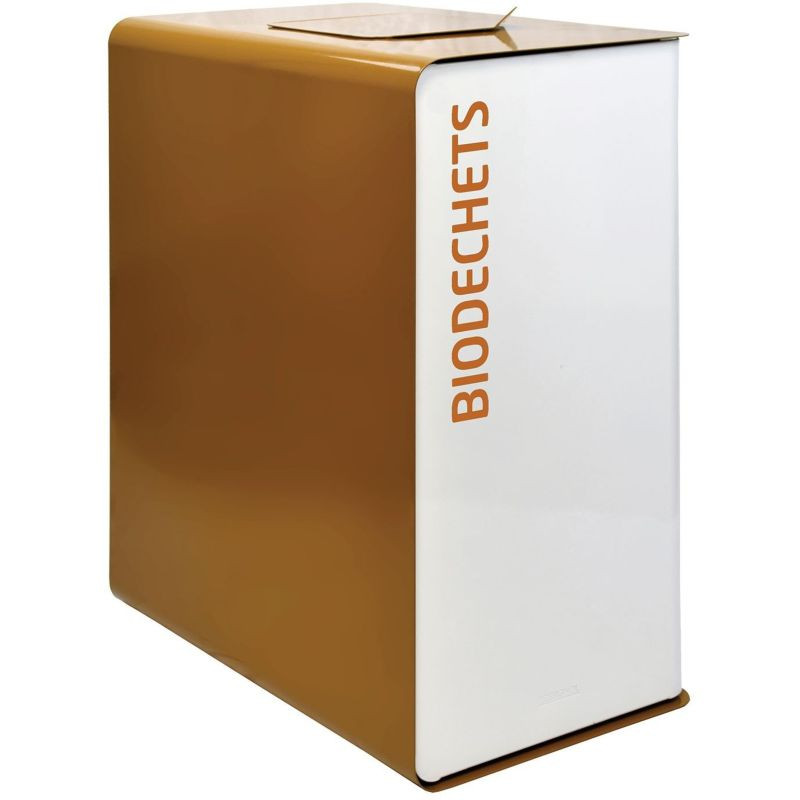 Poubelle de tri sélectif Biodéchets avec bac intérieur - Cubatri