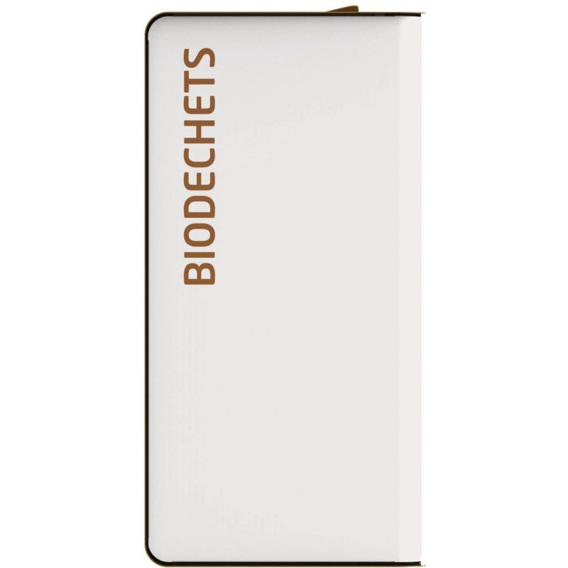 Poubelle de tri sélectif Biodéchets avec bac intérieur - Cubatri