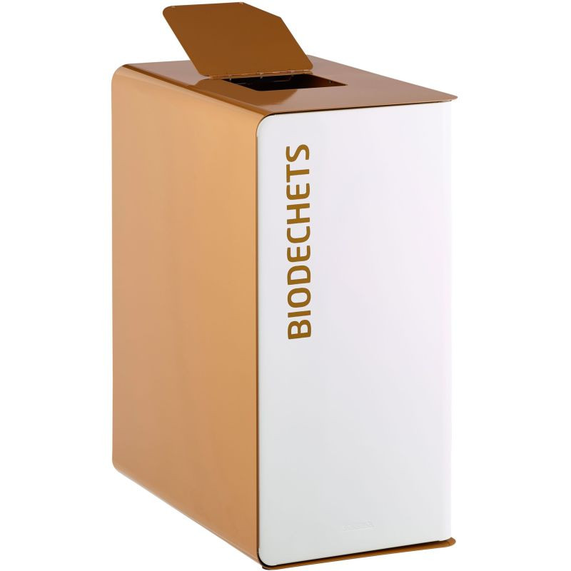 Poubelle de tri sélectif Biodéchets avec bac intérieur - Cubatri