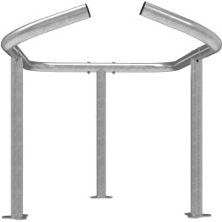 Arceau de blocage de conteneur de 80 à 1000 litres