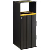 Poubelle Rossignol Artri tri sélectif extérieur - Ouverture rectangle