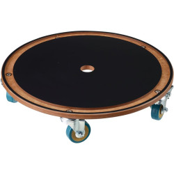 Socle à roulettes pour poubelle Bazi Green