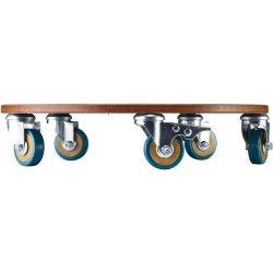 Socle à roulettes pour poubelle Bazi Green