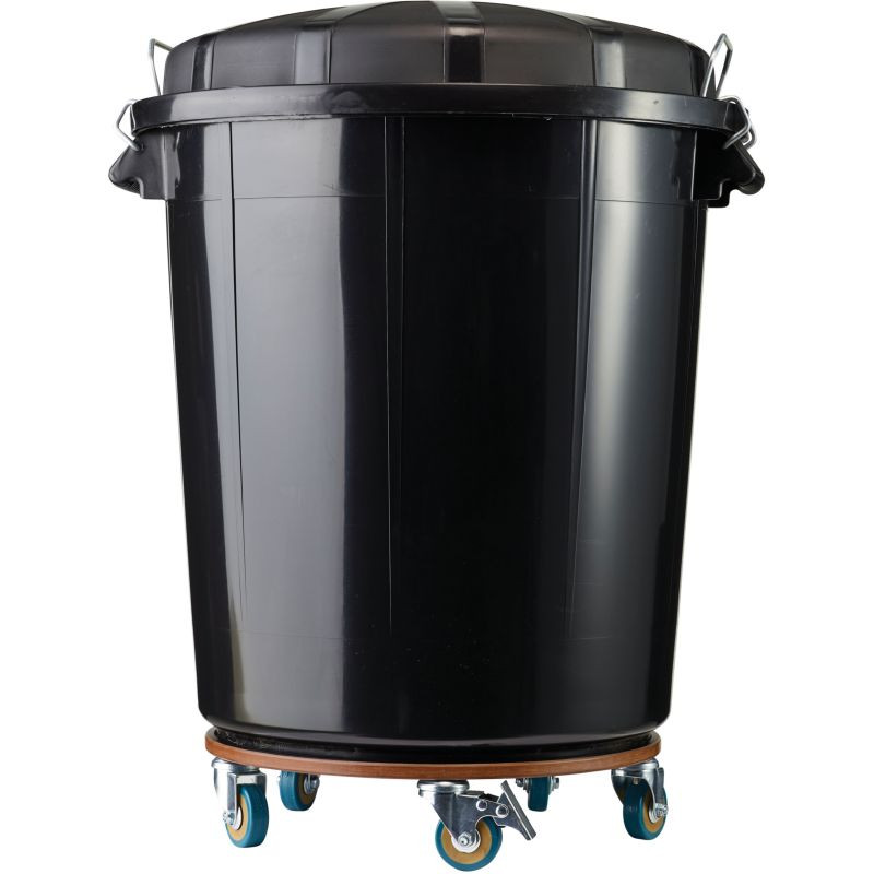 Socle à roulettes pour poubelle Bazi Green