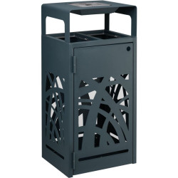 Poubelle Rossignol Cybel 2 ou 3 flux pour tri sélectif