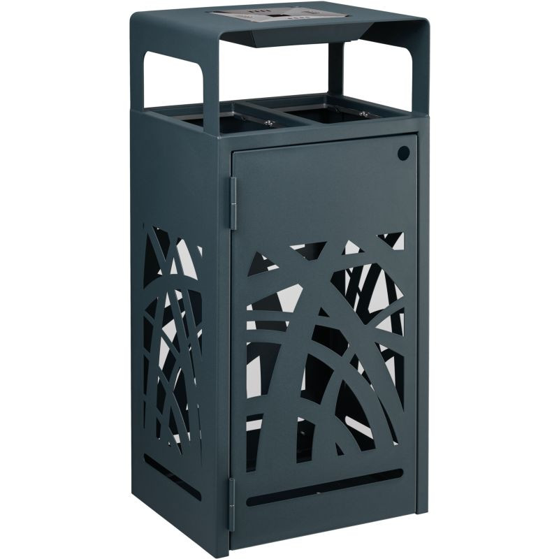 Poubelle Rossignol Cybel 2 ou 3 flux pour tri sélectif