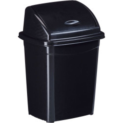 Poubelle à couvercle basculant crêche Clap Green