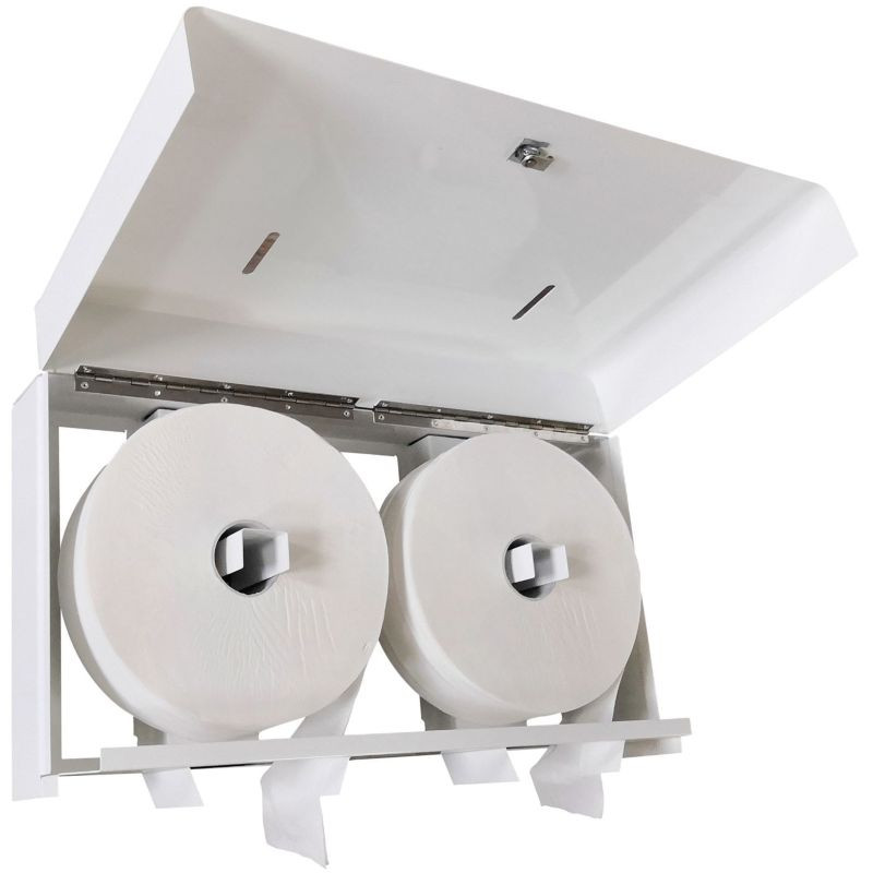 Distributeur de papier toilette 2 x 400 m - Rossignol