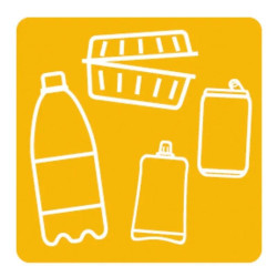 Aimant tri sélectif pour poubelle - Collec