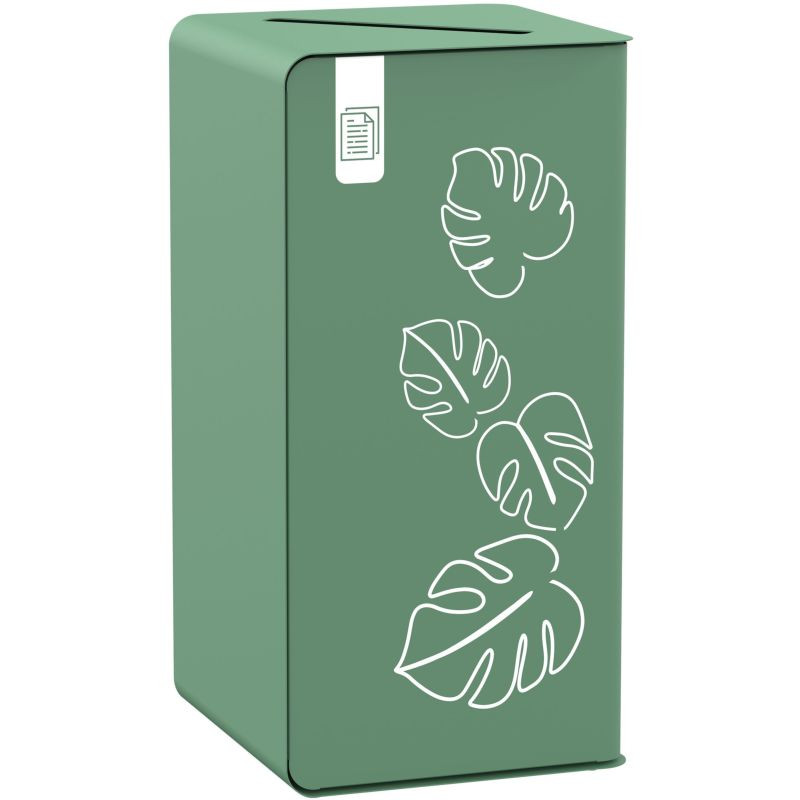 Poubelle de tri design 75l Rossignol Cubatri Signature