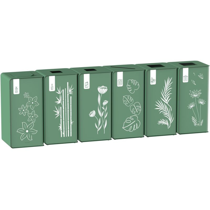 Poubelle de tri design 75l Rossignol Cubatri Signature