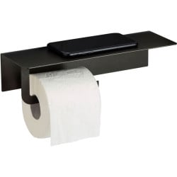 Porte rouleau papier toilette avec tablette - Rossignol Epure