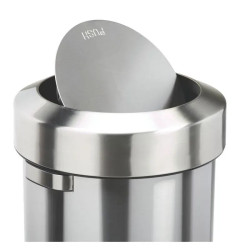 Rossignol Salsa - Poubelle à couvercle basculant ronde 60 litres