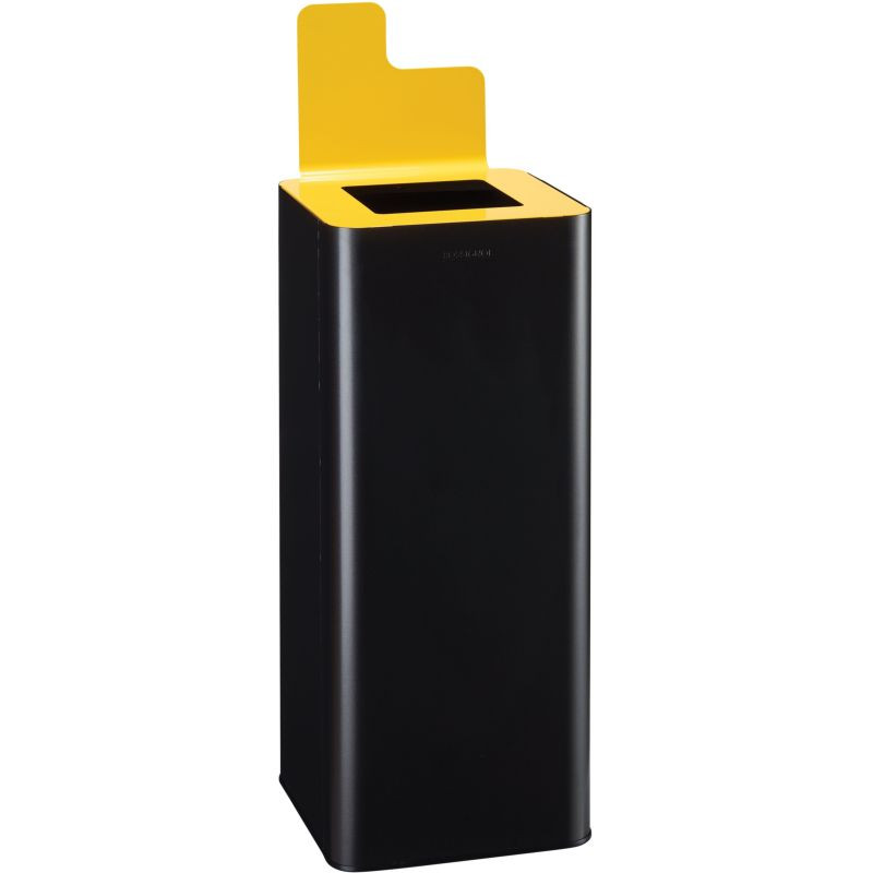 Poubelle tri sélectif 60 litres couvercle couleur Rossignol Solstice