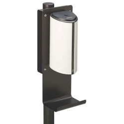 Station de désinfection des mains murale ou pour poteau - Sanimains