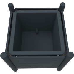 Jardinière 75 litres en métal RAL 7016 - Rossignol Vibrato Métal