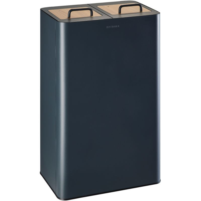 Poubelle de tri sélectif 2 bacs 40 litres Rossignol Venus Signature