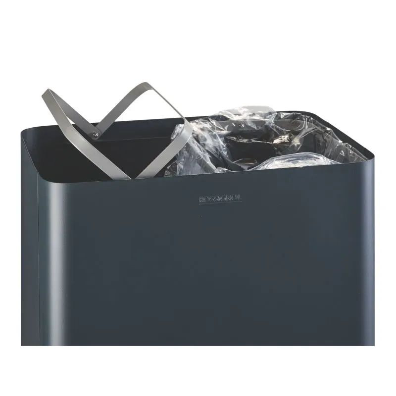 Poubelle de tri sélectif 2 bacs 40 litres Rossignol Venus Signature