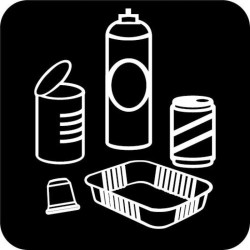 Aimant avec signalétique tri sélectif - Collec