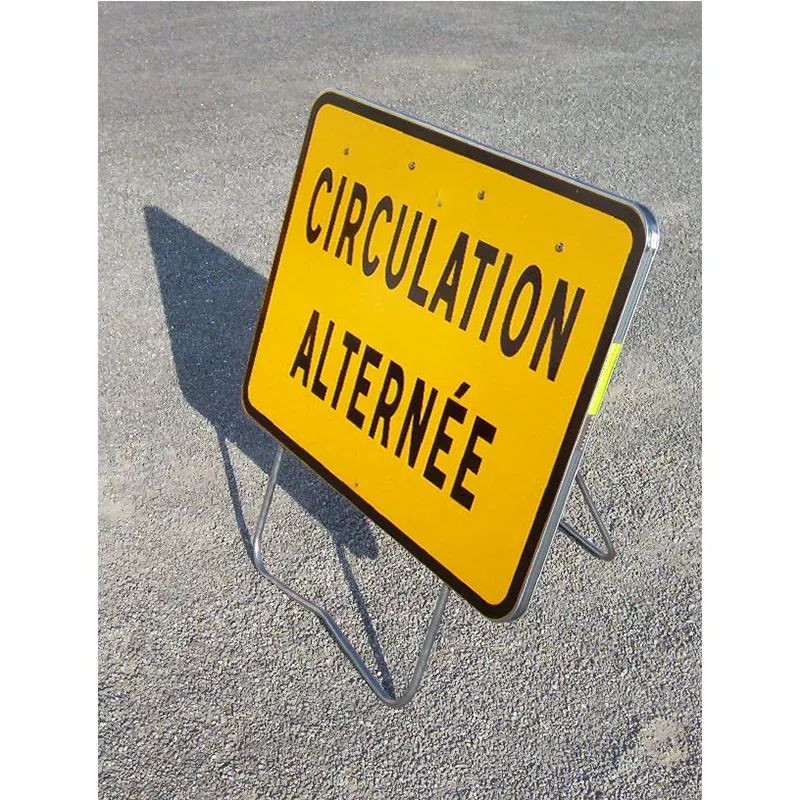 Panneau temporaire route barrée KC1 21P