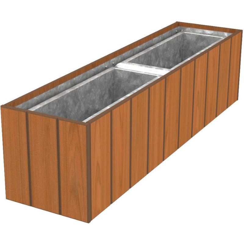 Jardinière en compact effet lames Buton