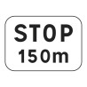 Panonceau STOP M5 - 50m 100m et 150m