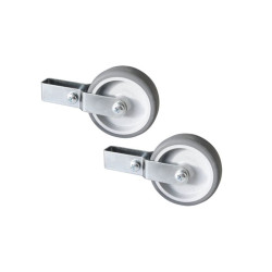 Kit de 2 roues basculantes pour escabeau et échelle à plate-forme