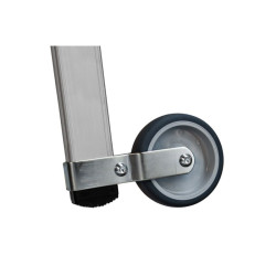 Kit roulettes basculantes pour escabeau et échelle à plate-forme