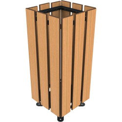 Corbeille carrée en compact Jardiz