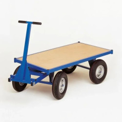 Remorque à main industrielle tractable - 800kg