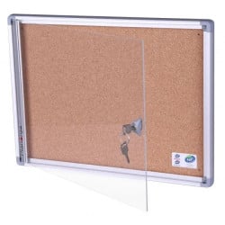 Vitrine d'intérieur NF murale extra-plate - Planorga Phoenix