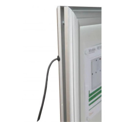 Vitrine d'extérieur murale épaisseur 35 mm éclairage led - Reverso