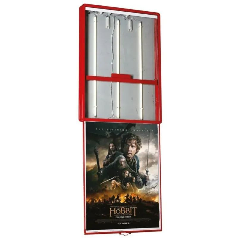 Caisson cinéma pour affichage extérieur grand format