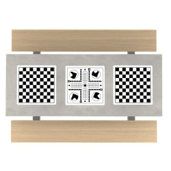 Table multi-jeux HPL et béton Piony - Buton
