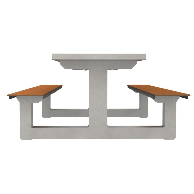 Table multi-jeux HPL et béton Piony - Buton