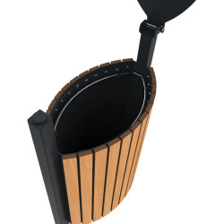 Bac à déchets en compact Ovalon