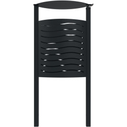 Bac à déchets en métal Ovalon