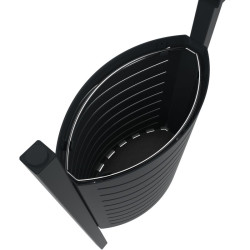 Bac à déchets en métal Ovalon