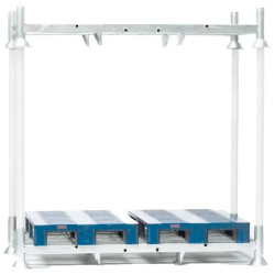 Rack de stockage mobile charges lourdes - Modulable