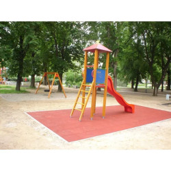 Dalle de sol amortissante aire de jeux - 100x100 cm