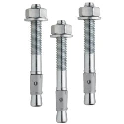 Kit 3 goujons d'ancrage inox 304L - M10 x L.9 cm