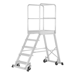 Plate-forme de sécurité roulante accès un côté