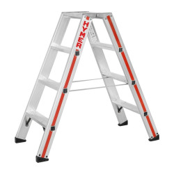 Escabeau double à marches de 2 à 4,3 mètres