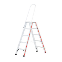 Escabeau avec étrier de retenue de 2 à 4,3 mètres