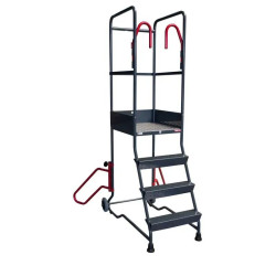 Plateforme de travail 3 et 4 marches - 150 kg