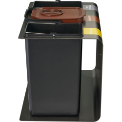 Poubelle de tri sélectif 3 flux - Tribu Biodéchets