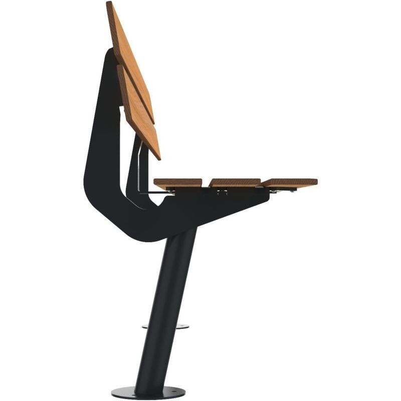 Assis debout avec pied rond