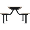 Table pique nique en HPL Moka